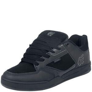 Etnies Men's Cartel Skate Shoe, Black/Black/Grey, 8.5 Medium US